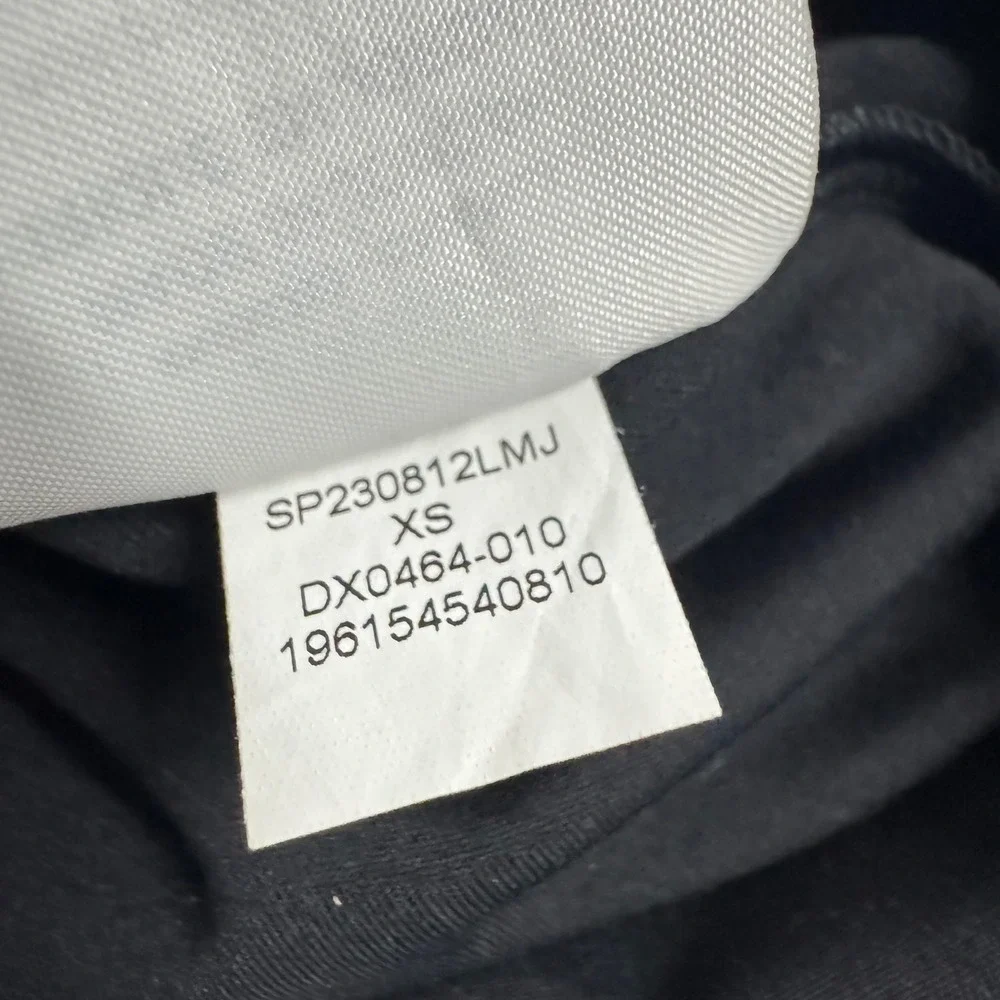 Nike Jordan Women's Black Cutout Short Sleeve Crop Top S/XS Athletic Sporty - Picture 8 of 8